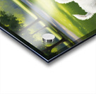 Peacock Displays Full Feather Fan For Amazed Puppy Acrylic print