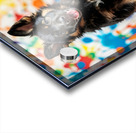 German Shepherd Puppy Gets Clean After Art Adventure Impression Acrylique