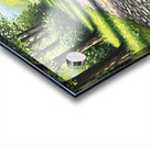 Boston Terrier Puppy With Flower Basket In Garden Acrylic print