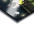 Sleepy Boston Terrier Puppy Returns From Night Walk Acrylic print