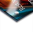 Rest Well Like This Sleepy Puppy Impression Acrylique