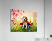 Beagle Puppy Feels Like A True Hero Impression acrylique