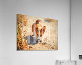 Proud Corgi Pup Admires Digging Achievement Acrylic Print