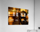 Rottweiler Puppy Discovers Family Game Night Acrylic Print