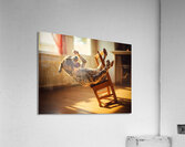 Puppy Masters Gentle Rocking Chair Motion Acrylic Print