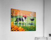 Heroic Boston Terrier Puppy Successfully Completes First Mission Acrylic Print