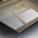 Golden Retriever Puppy Discovers Empty Food Bowl Impression metal