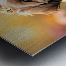 Shih Tzu Puppy Discovers Beautiful Flower Crown Impression metal