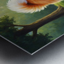 Pomeranian Puppy Discovers Perfect Stick Impression metal