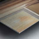 Happy Messy Corgi After Birthday Cake Metal print