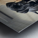 Cane Corso Puppy Waits His Turn At Water Bowl Impression metal