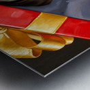 German Shorthaired Pointer Puppy Discovers Big Red Gift Box Impression metal