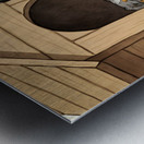 Happy Australian Shepherd Puppy Free From Crowded House Impression metal