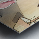 French Bulldog Puppy Getting Sleepy At Bedtime Impression metal