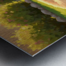 Golden Retriever Puppy Naps After Fun Day Playing Metal print