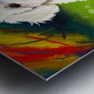 Sleepy Bichon Frise Puppy Resting Peacefully Metal print