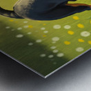 Rottweiler Puppy Finds Perfect Sunny Spot Metal print