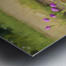 German Shorthaired Pointer Puppy Discovers Muddy Puddle Metal print