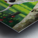 German Shorthaired Pointer Puppy Discovers Apple Orchard Metal print