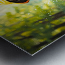 German Shorthaired Pointer Puppy Ready For Rainy Adventure Metal print