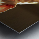 Satisfied Puppy Rests After Big Meal Impression metal