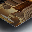 Vigilant Puppy Guards Hidden Toy Location Impression metal