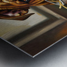 Bulldog Puppy Discovers Spaghetti Dinner Impression metal