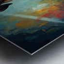 Contented Pug Puppy Enjoys Aromatic Discovery Impression metal