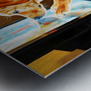 Labrador Puppy Discovers The Magic Television Screen Impression metal