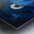 Pug Puppy Successfully Escapes Sleeve Metal print