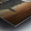 Bichon Frise Puppy Dreams By The Fireplace Impression metal