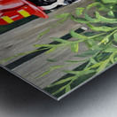 Boston Terrier Puppy Dreams Of Being A Brave Firefighter Metal print