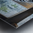 Brave Cane Corso Puppy Emerges From Hiding Metal print