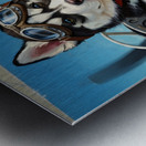 Husky Puppy Dreams Of Sky Adventures Metal print