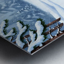 Chihuahua Puppys First Winter Day In Red Sweater Impression metal