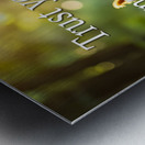 Trust Your Journey Like Adventurous Puppies Metal print