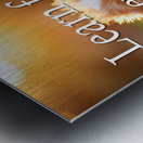 Learn from Stumbles Like Puppies Metal print