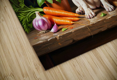 French Bulldog Puppy Chef Ready To Cook Puppy Prints puzzle