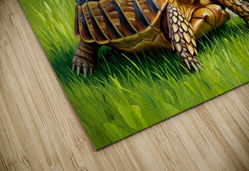 Beagle Puppy Rests With New Tortoise Friend Puppy Prints puzzle