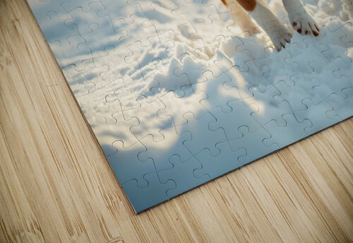 Beagle Puppy Gets Ready For Holiday Fun Puppy Prints puzzle