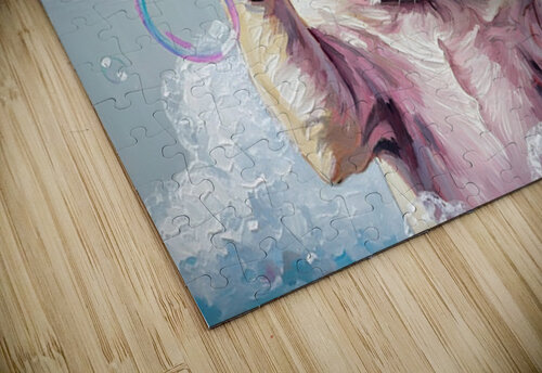 French Bulldog Puppys Bubble Bath Adventure Begins Puppy Prints puzzle