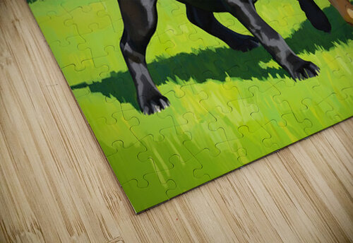 Tired Cane Corso Puppy Says Goodbye Puppy Prints puzzle