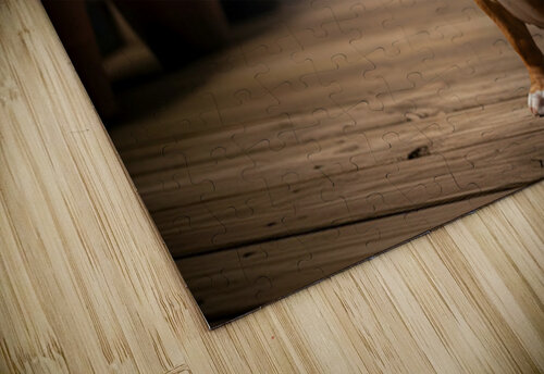 Bulldog Puppy Watches First Fireworks Display Puppy Prints puzzle