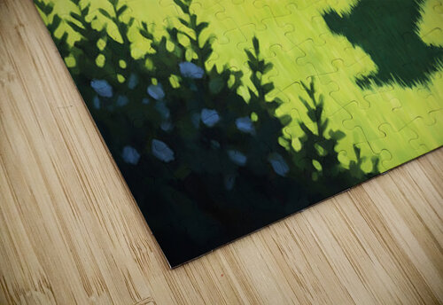 Tired Puppy Rests After Shadow Adventure Puppy Prints puzzle