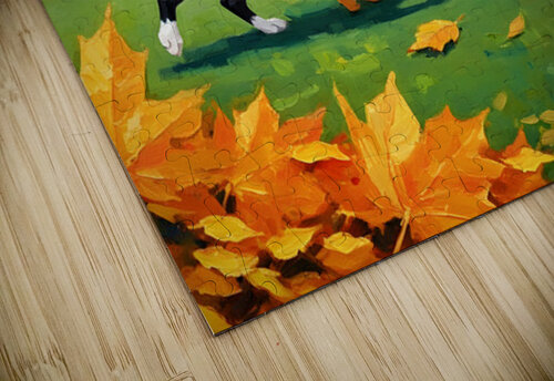 Heroic Boston Terrier Puppy Successfully Completes First Mission Puppy Prints puzzle