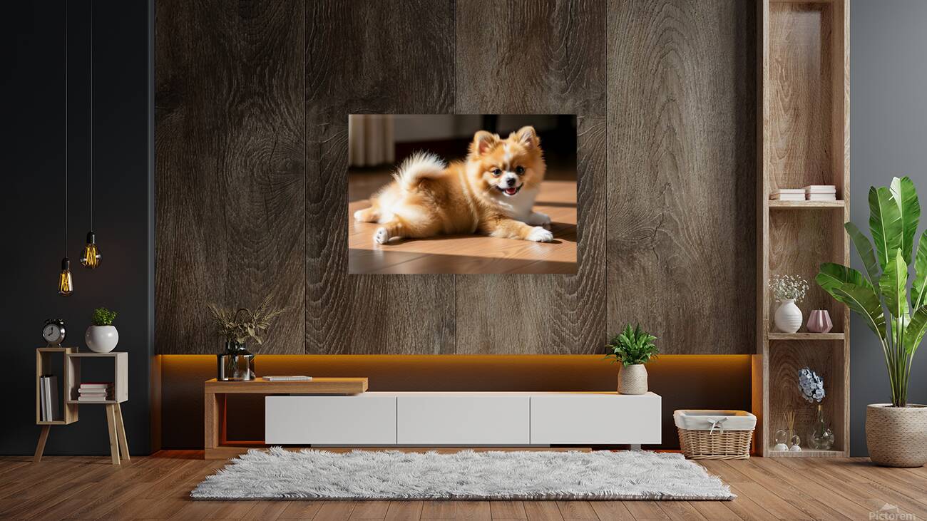 Pomeranian Puppy Returns To Beloved Sploot Position Reproduction