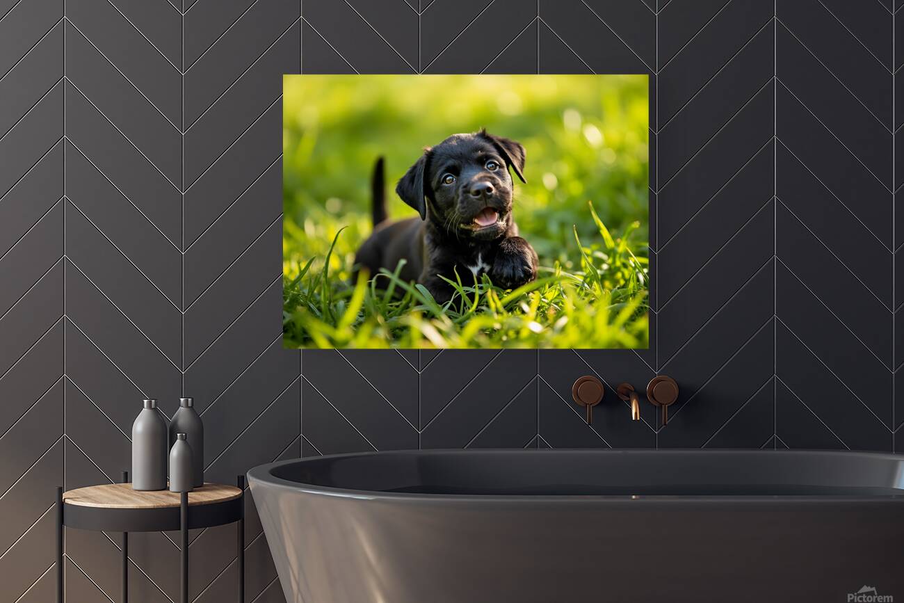 Little Cane Corso Puppy Ready To Learn New Trick Reproduction