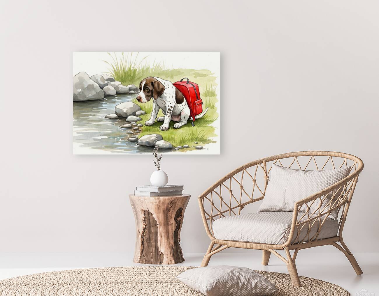 Adventurous German Shorthaired Pointer Puppy Rests After Day Of Exploring Reproduction