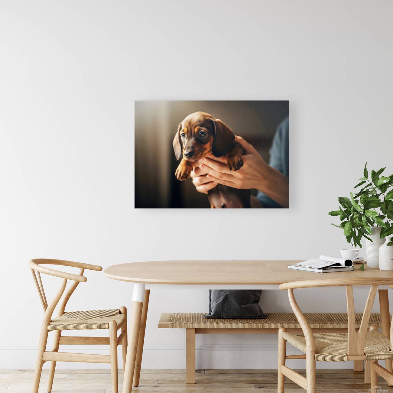 Dachshund Puppy Arrives At The Veterinary Clinic Reproduction