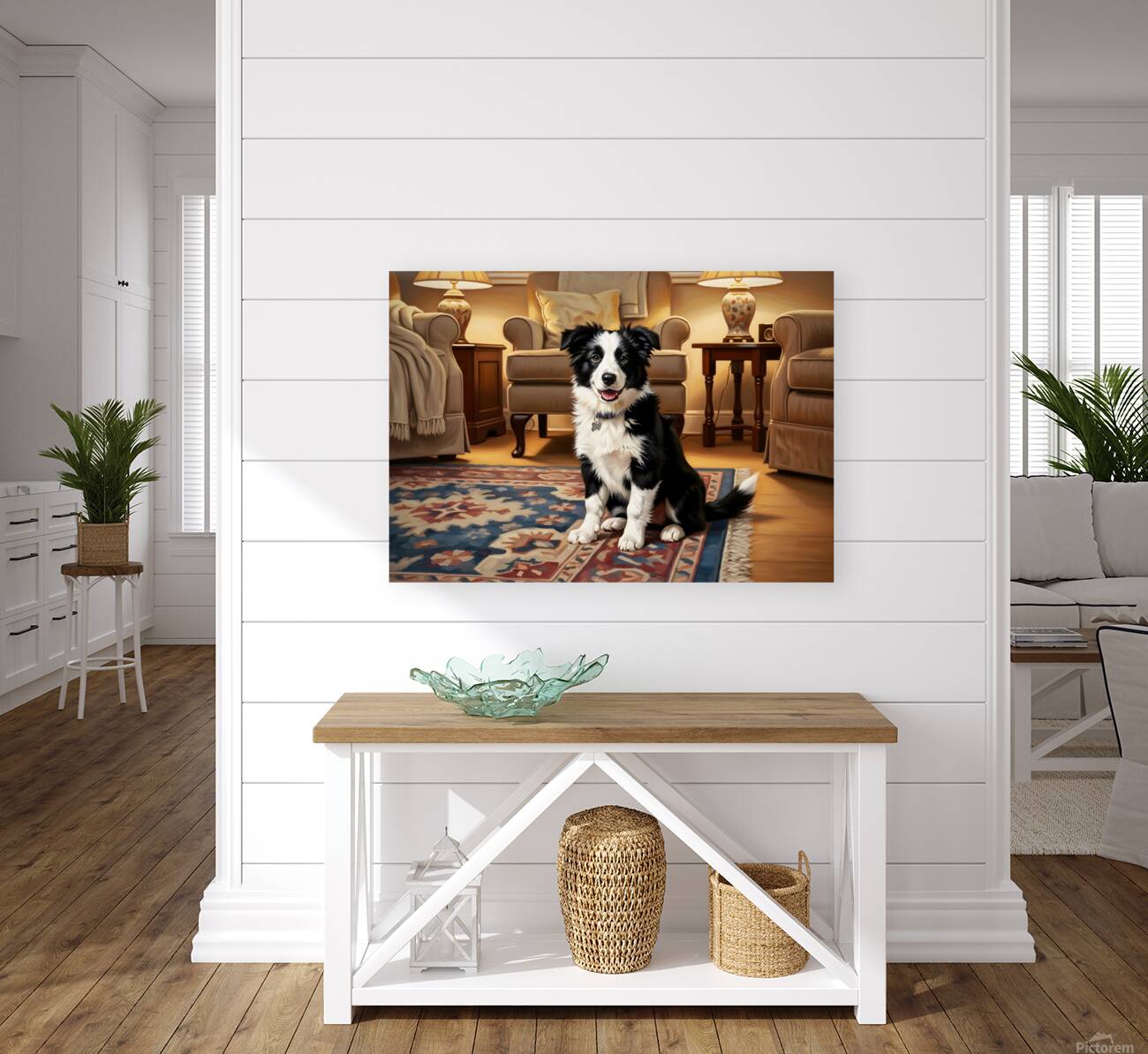 Vigilant Puppy Guards Hidden Toy Location Reproduction